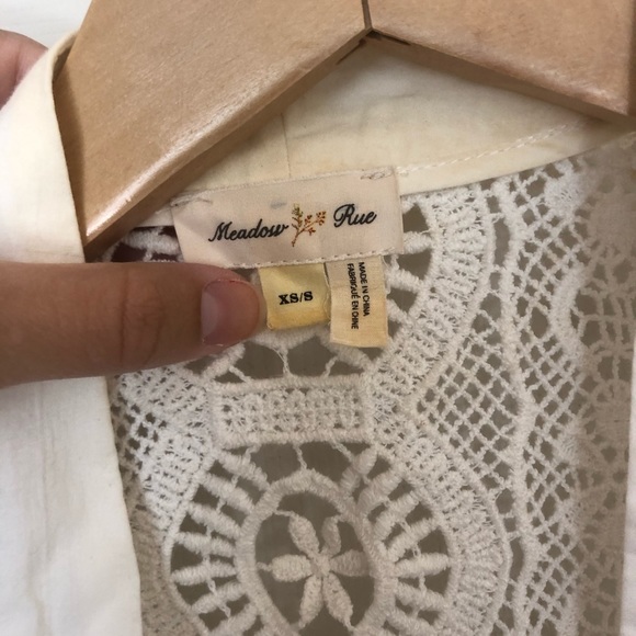 Anthropologie Crochet Vest - Picture 3 of 5